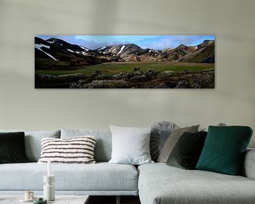 Landmannalaugar, IJsland van Willem van den Berge