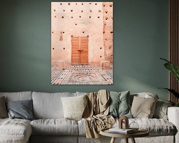 Marokkaanse architectuur in pastel III van Photolovers reisfotografie
