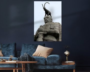 Capricorn on Hamburg's Bismarck Monument by Matthias Brix