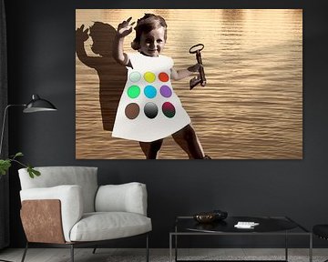 Delfter Blau und Polka Dot