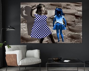 Delft Blue and Polka Dot by True Color Stories