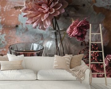 Coffee and chocolate cake - dreamy still life by Joriali photography and paintings