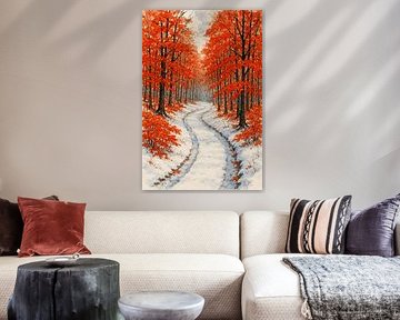 Beech winter by Karl-Heinz Lüpke