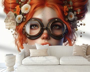 Steampunk flower girl by Jessica Berendsen