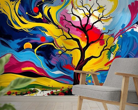 Example of the artwork in a room