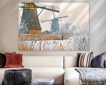 Kinderdijk Mills by Dalex Photography