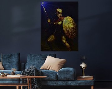 Die Walküre bei Nacht - Kreatives Portrait