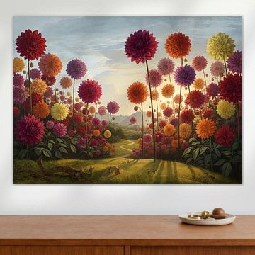 Italienische Landschaft mit Parasolahlien von Studio BB