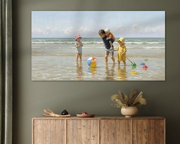 Plaisirs d'été au bord de la mer