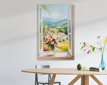 Uitzicht op Toscaans landschap no.2 van Studio BB