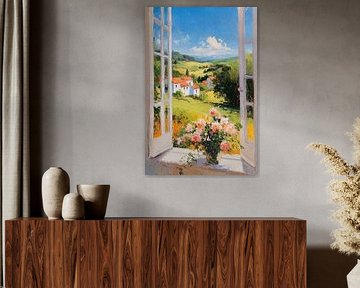 Vue du paysage toscan n°3 sur Studio BB