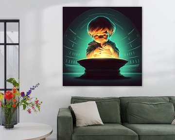 Kind der leuchtenden Zukunft von Vythryd Arts