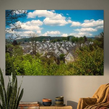 Timeless harmony in half-timbered construction