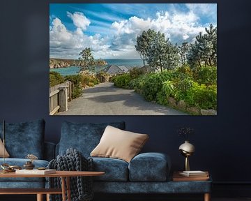 The path to the azure horizon - Minack Theatre in Cornwall
