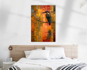 Kingfisher in Amber Light van Whale & Sons
