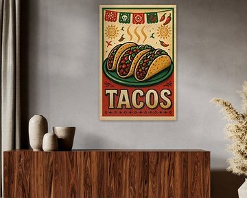 Taco's - Klassiek Mexicaans straatvoedsel Poster