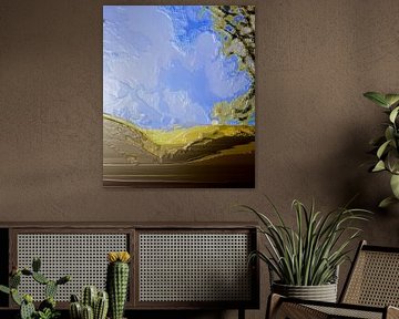 Schönfelder Hochland [Original 60 cm x 50 cm] by Anna Kasten