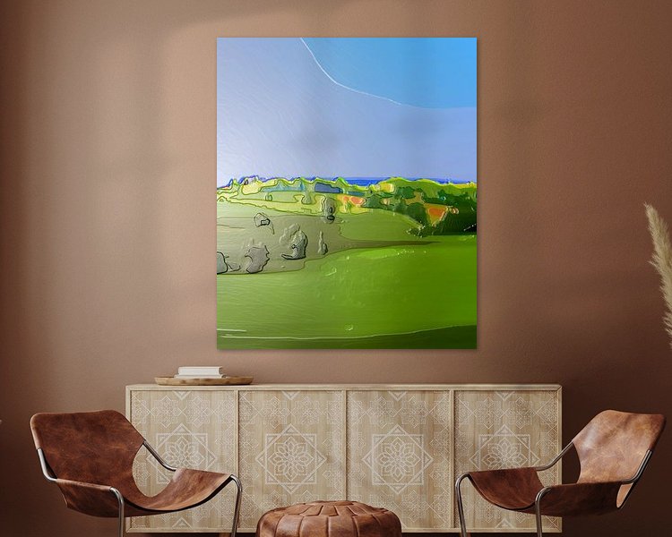 Example of the artwork in a room