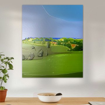 Schönbachwiesen [Origineel 60 cm x 50 cm]