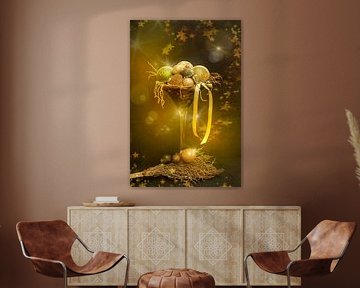 Weihnachtsstimmung mit Sternen. von Alie Ekkelenkamp