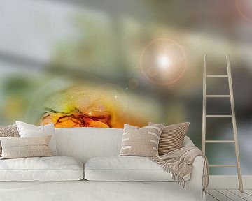 Abstrakte Kunst in Alcohol Ink