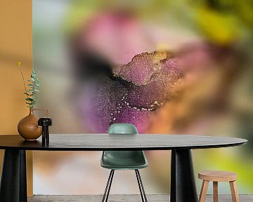 Abstrakte Kunst in Alcohol Ink