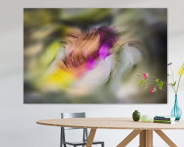 Abstrakte Alcohol-Ink-Malerei digitalisiert