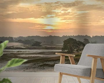 Zonsopkomst boven het Huslhorsterzand van Sjoerd van der Wal Fotografie