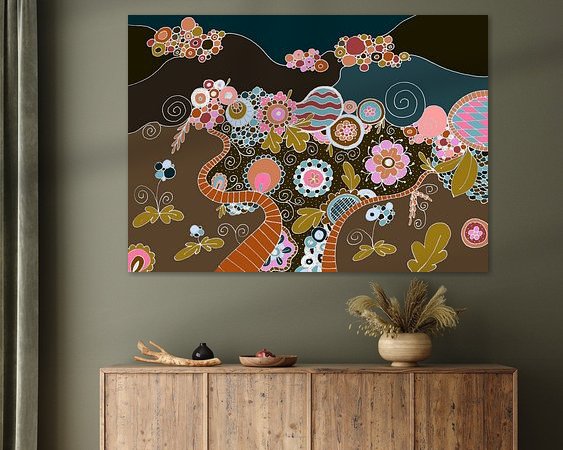 Example of the artwork in a room