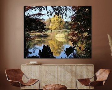 Autumn by the lake by Matthias Brix