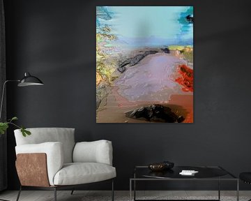 Hurkende steen [origineel 60 cm x 50 cm] van Anna Kasten