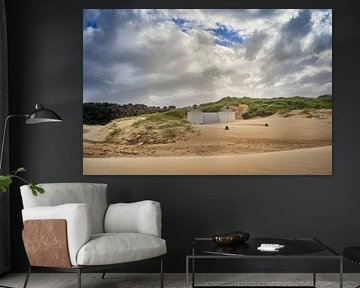 Strandhuisjes Cadzand van Harry Schuitemaker
