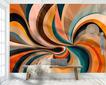 Kleurrijke draaikolk