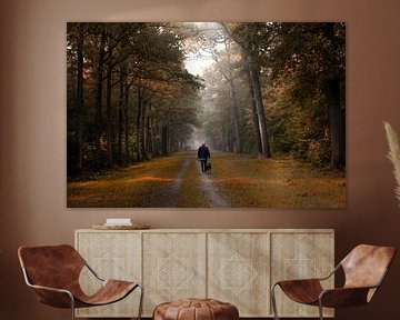 Breda Liesbos in the fog by Egon Zitter