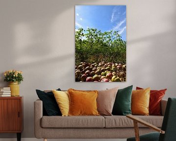 The autumn harvest by Claude Laprise