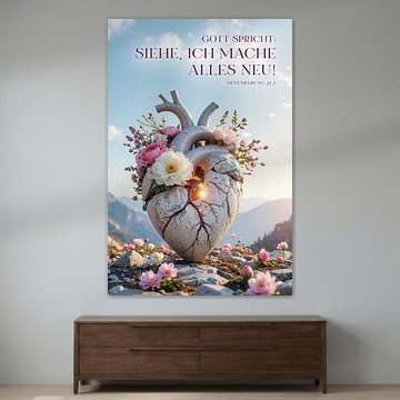 Annual motto 2026 Heart motif by Jonathan Schöps | UNDARSTELLBAR.COM — Visual thoughts about God