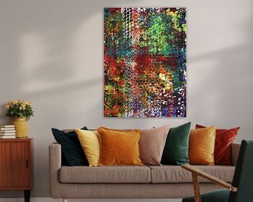 Abstract painting by Mario Hoesel