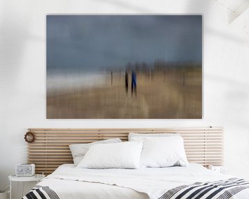 Beach walk Cadzand by Jeanet Francke