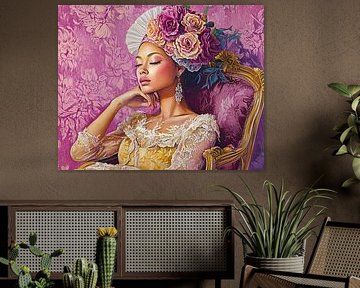 Blume Frau | Elegante Blume Frau