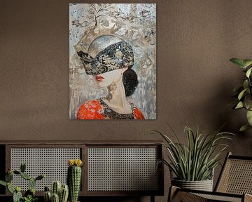 Frauenporträt | Goldener Blick