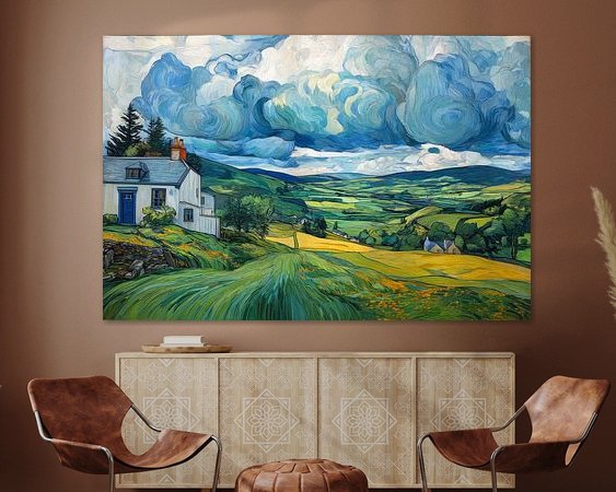 Example of the artwork in a room