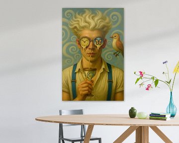 Portrait - Time Flies When You’re Drinking Dreams van Moonheart Artworks