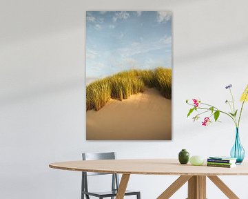 Sand, Grass and a Blue Sky by Wouter van der Weerd