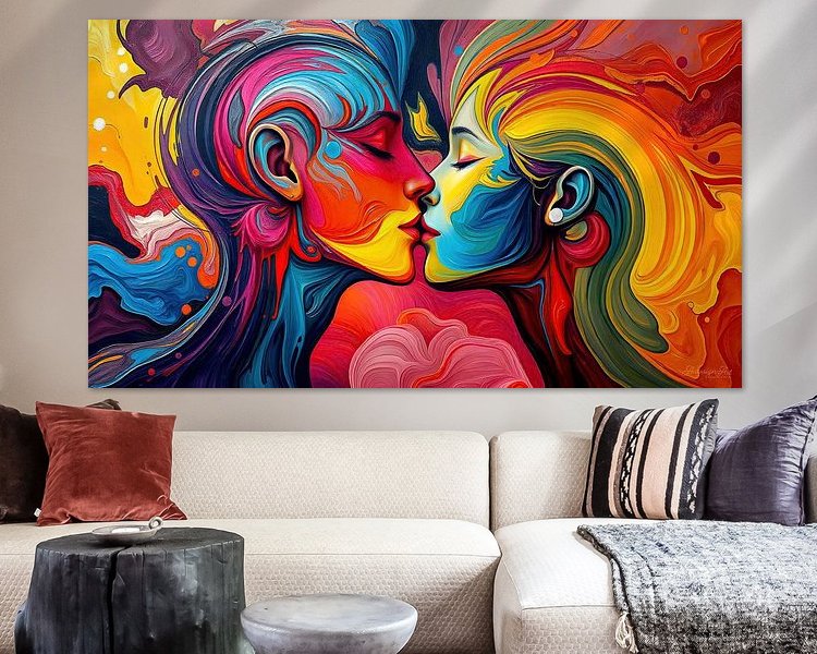 Example of the artwork in a room