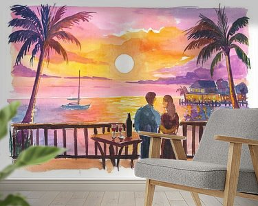Example of the artwork in a room