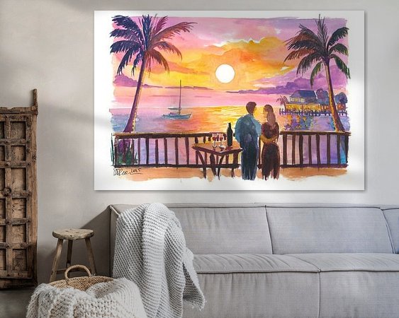 Example of the artwork in a room