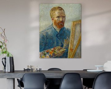 Selbstbildnis an der Staffelei, Vinvent van Gogh