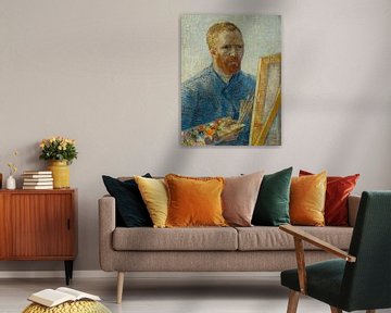 Selbstbildnis an der Staffelei, Vinvent van Gogh