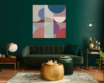 Earth Tone Geometric by Yaya's