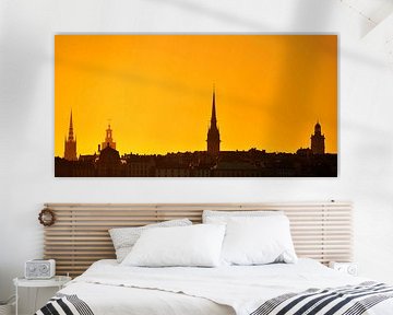 Stockholm Old City, Gamla Stan Sunset - Sweden van Lars Scheve